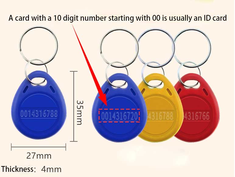 RFID ABS ID Keyfob