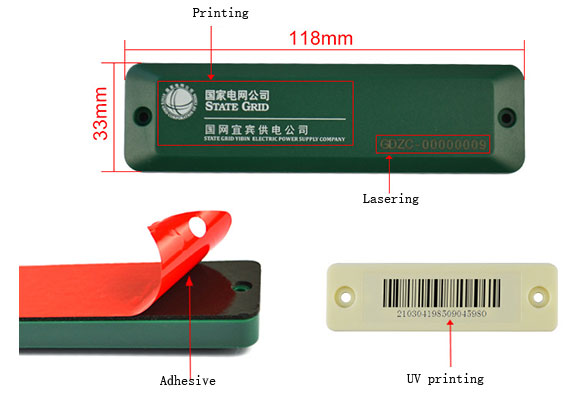 Surface printing of Plastic rfid tags