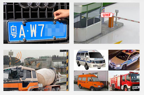 UHF RFID Vehicle License Plate Tag applications